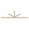 Ekena Millwork Richland Smooth Timber Gable Bracket, Douglas Fir, 108"W x 27"H x 1 1/2"D x 3 1/2"F, 6/12 Pitch GBW108X27X0204RIC00SDF - alternate 1